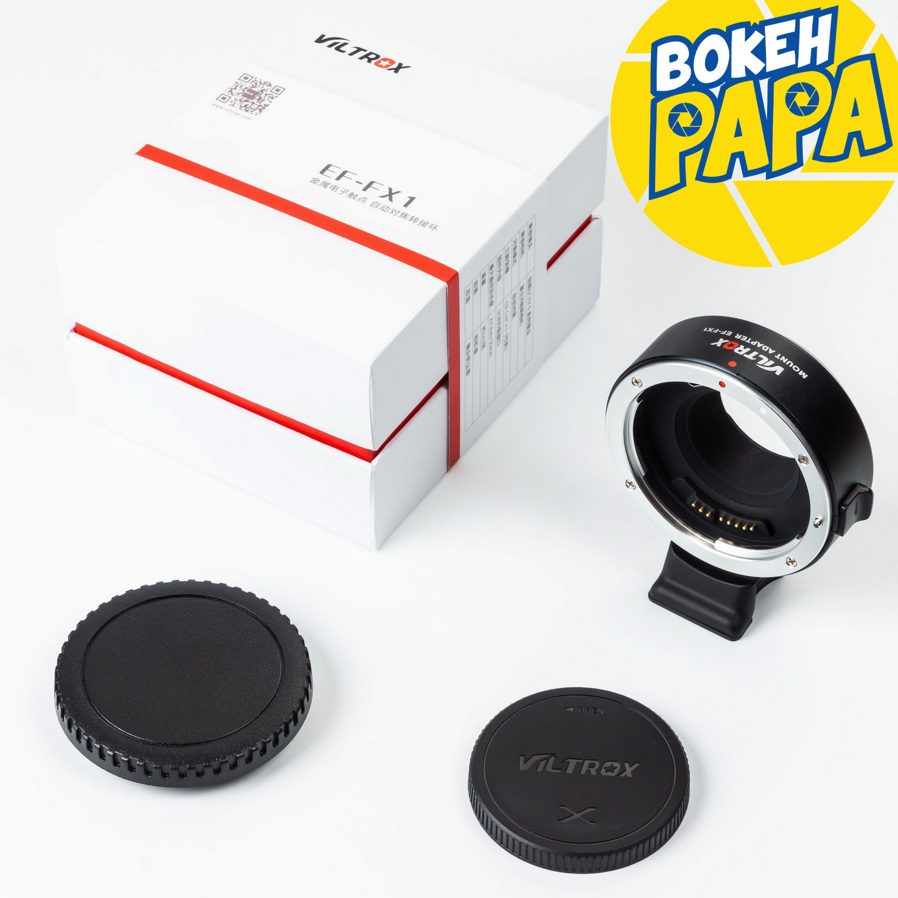 VILTROX EF-FX1 ออโต้เลนส์โฟกัสอแดปเตอร์สำหรับเลนส์ Canon EOS EF EF-S มาใช้กับกล้อง Fujifilm Mirrorless ทุกรุ่น  / Auto Focus Lens Adapter ( Canon - Fuji ) ( EF-FX )
