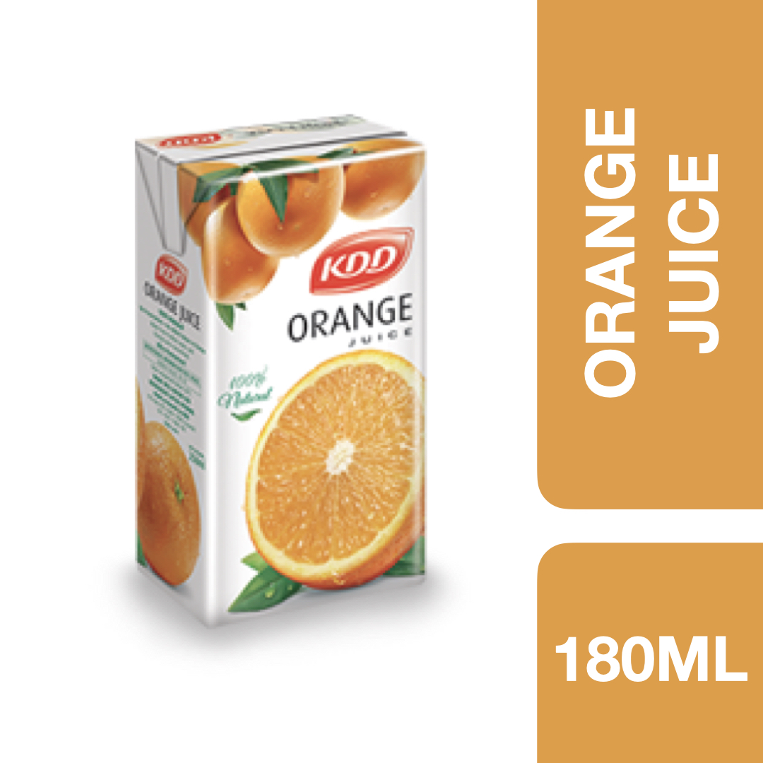 KDD Orange Juice 180ml ++  เคดีดี น้ำส้ม 180 มล