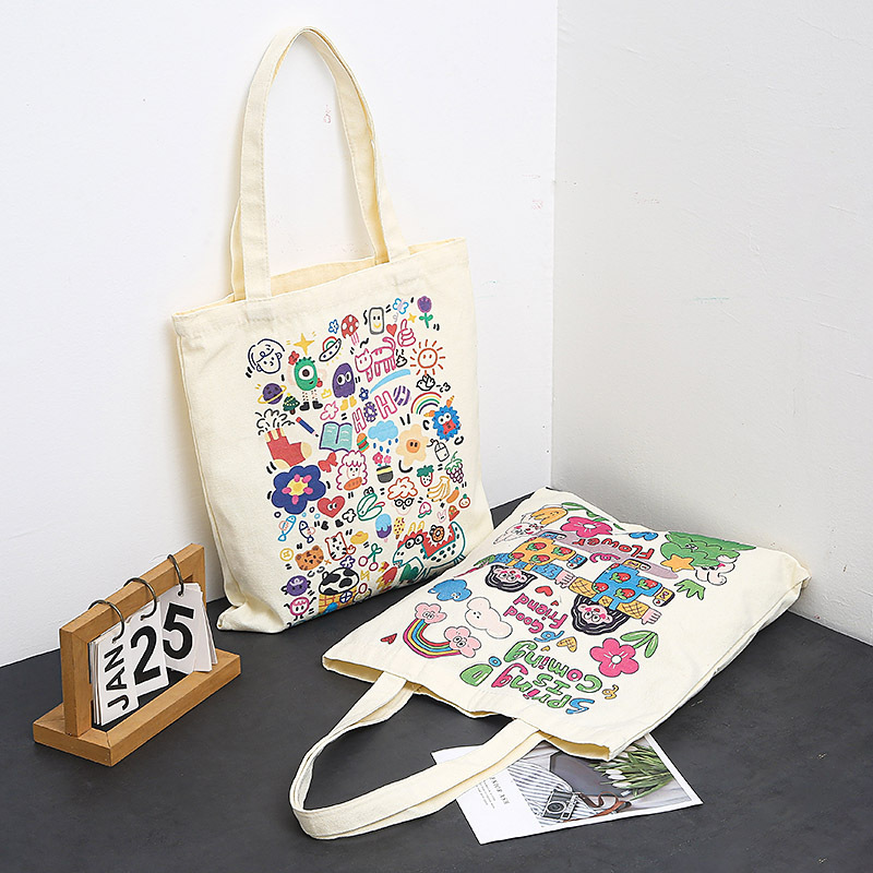 Tote Bag กระเป๋าผ้าสุดคิ้วท์ เนื้อผ้าดี สีสวย ลายสกรีน น่ารัก กระเป๋า ...