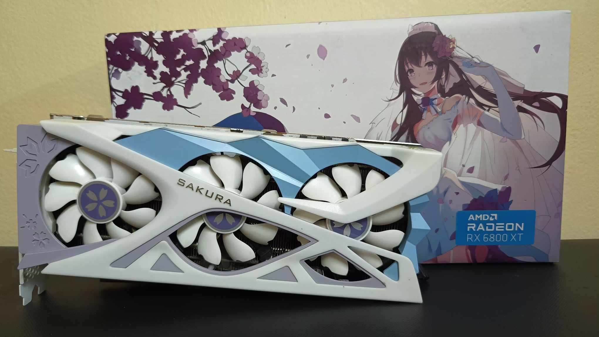 RX 6800XT 16GB Yeston Radeon SAKURA HITOMI Waifu Edition มือสอง ประกัน ...