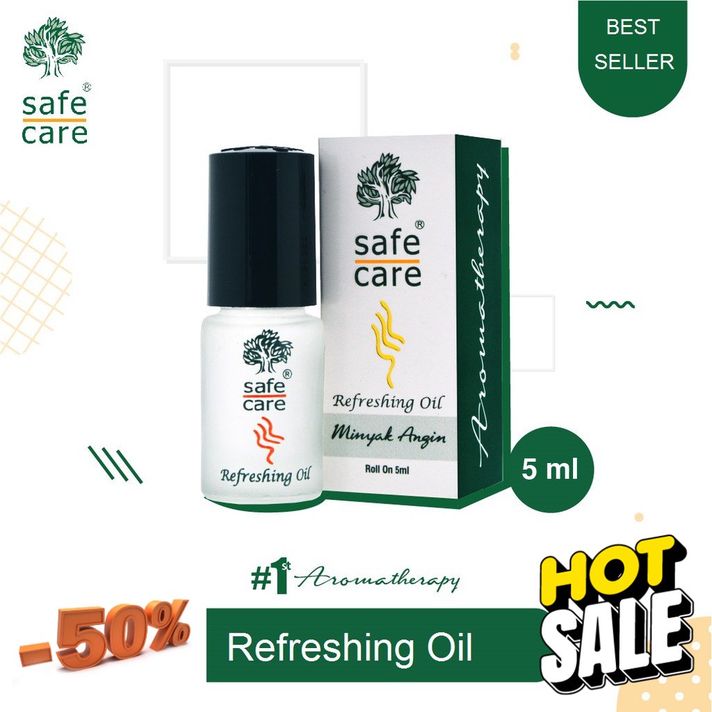 น้ำมันหอมระเหย Safe Care Refreshing Oil ขนาด 5 ml Lazada.co.th
