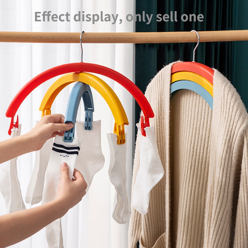 Rainbow Rotating Drying Rack ThreeLayer Bed Sheet Drying Rack Wide