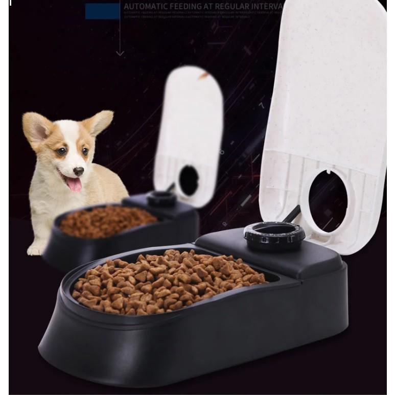 TC_Market เครื่องให้อาหารสัตว์อัตโนมัติ Pet Feeder เหมาะกับให้อาหารเปียกทิ้งไว้ในมือเที่ยง เครื่องให้อาหารสุนัขอัตโนมัติ