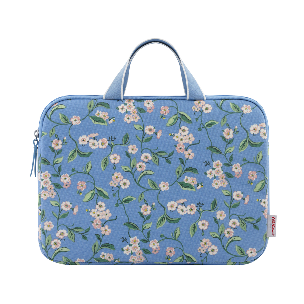 Mid Blue me not 13" Laptop Sleeve with Handle Cath Kidston