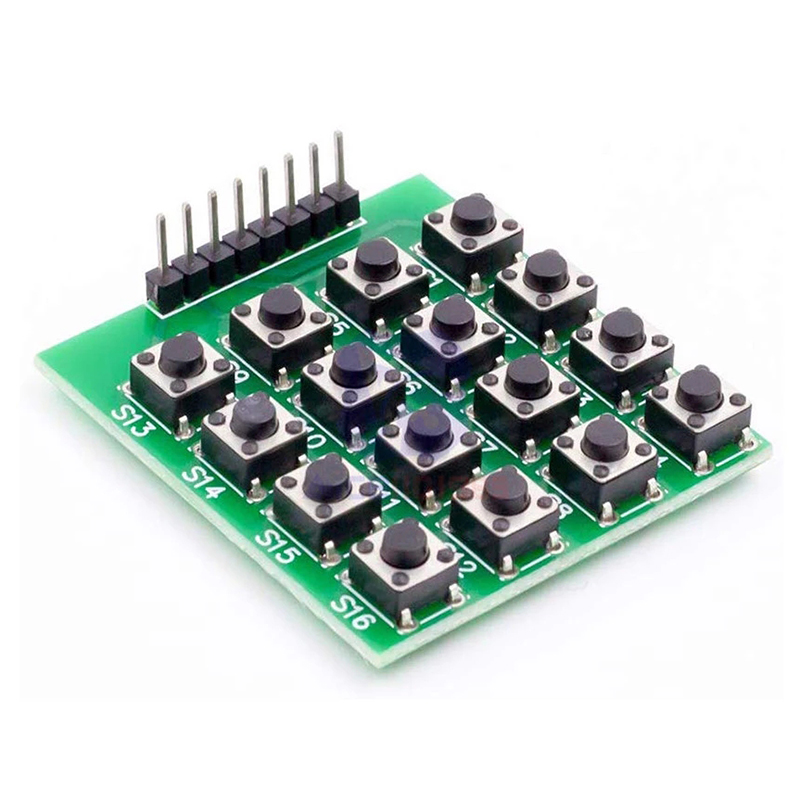 4x4 Matrix 16 Keypad Keyboard Module Board 16 Button MCU for Arduino ...