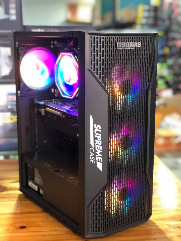 คอมแรงๆเล่นเกมส์ PUBG GTAV ตัดต่อ ครบชุดพร้อมใช้แถมหูฟังเกมส์มิ่ง - Main Image