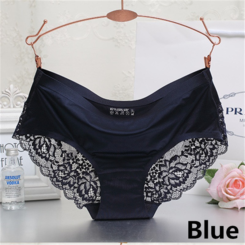 Hot-selling Multicolor Lace Sexy Ladies Panties Hollow Mesh Trousers Bow  Knot Low Waist Girl Briefs Underwear Women Light Weight