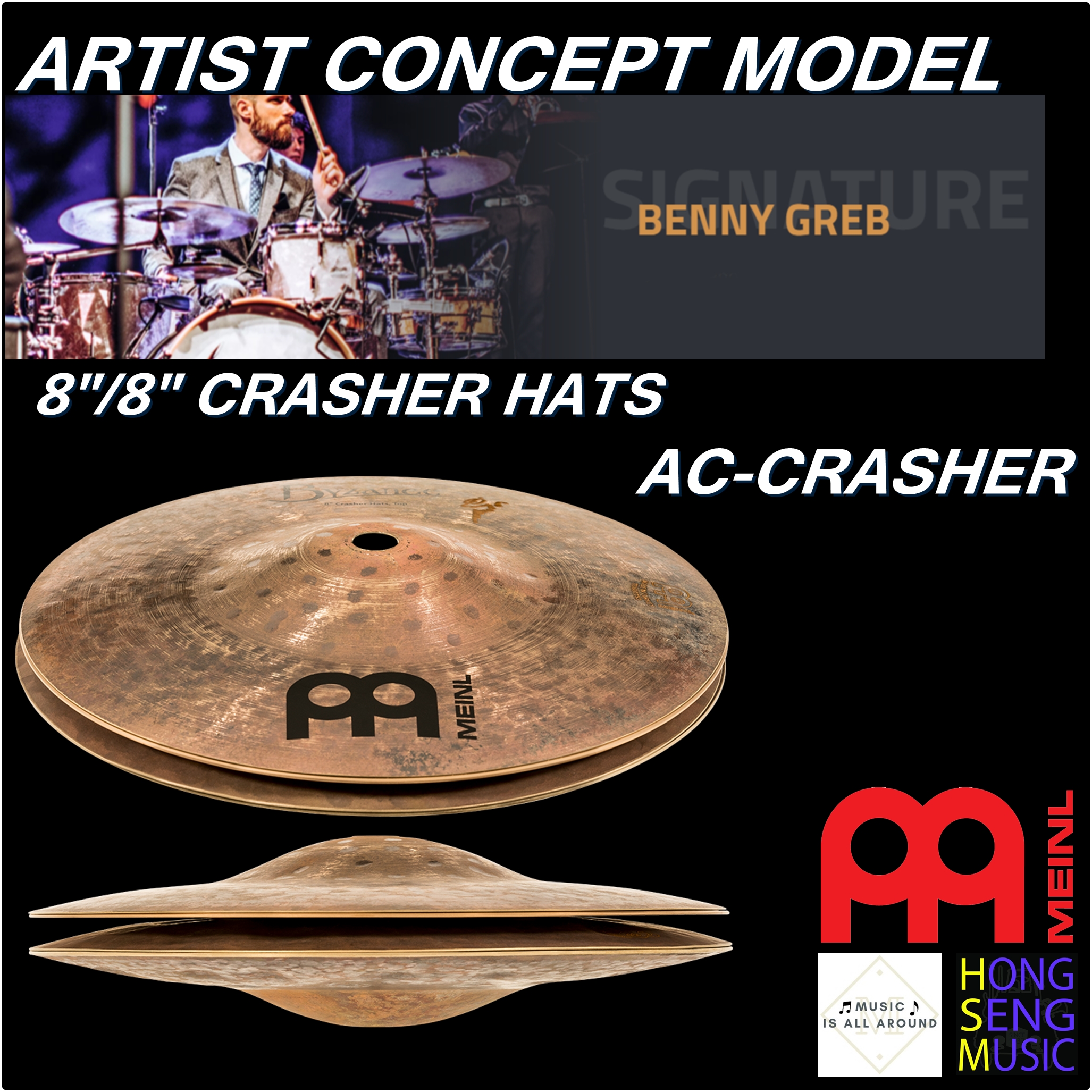 ฉาบ MEINL Artist Concept Model รุ่น AC-Crasher 08