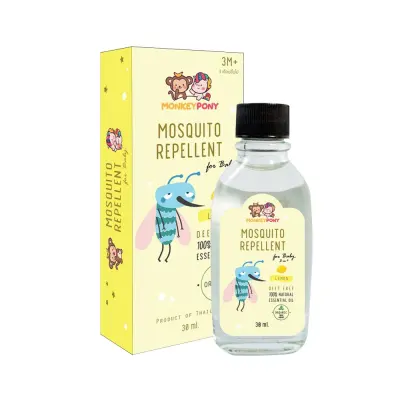 MonkeyPony ยากันยุงออร์แกนิค 30 ml - MonkeyPony Mosquito Repellent 30 ml