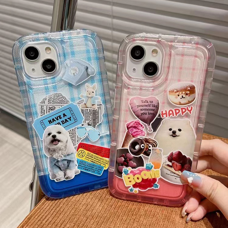 For IPhone 14 Pro Max IPhone Case Thickened TPU Soft Case Clear Case Shockproof Couple Style Compatible with For IPhone 13 Pro Max 11