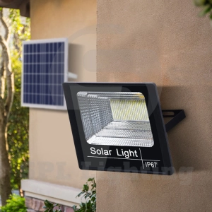 ภาพหน้าปกสินค้าOr Solar spotlight IP67 solar led โคมไฟและหลอดไฟ รับประกัน 1 ปี 25W/45W/100W/200W ไฟ led โซล่าเซล ไฟสปอร์ตไลท์โซล่าเซลล์ ที่เกี่ยวข้อง