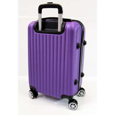 Baggage กระเป๋าเดินทาง 4 ล้อลาก ขนาด 20 นิ้ว ลอนใหญ่ สีม่วง