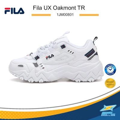 FILA รองเท้าผ้าใบ รองเท้าแฟชั่น รองเท้า รองเท้า Fila UX Oakmont TR 1JM00801 WHT (2990)