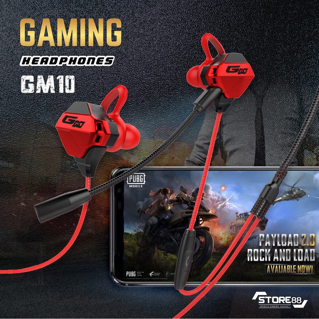 หูฟังเกมมิ่ง GM10 [G7_011] G10 หูฟังเล่นเกม หูฟังสตรีมเกม หูฟังมีไมค์ gaming headphone หูฟังแยกเสียงซ้าย-ขวา