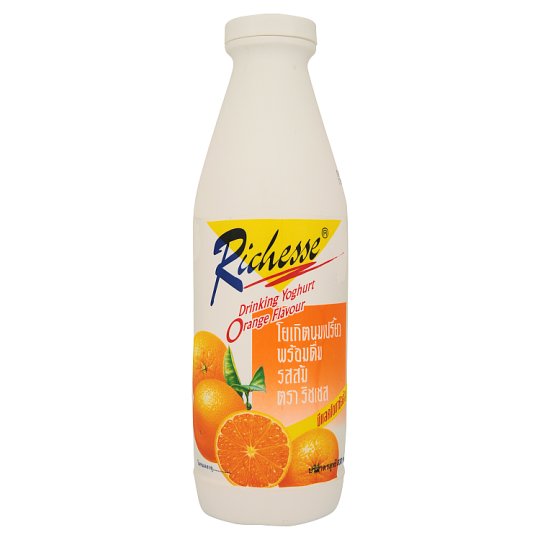 ริชเชส โยเกิร์ตนมเปรี้ยวพร้อมดื่มรสส้ม 830มล. ผลิตภัณฑ์จากนมเนย และไข่สำหรับอุปโภคบริโภค