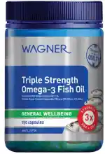 ภาพขนาดย่อของภาพหน้าปกสินค้าWagner Triple Strength Omega-3 Fish Oil (150 เม็ด) น้ำมันปลา เข้มข้น โอเมก้า3 DHA EPA 3เท่า จากร้าน NATURESHOP I บน Lazada ภาพที่ 2