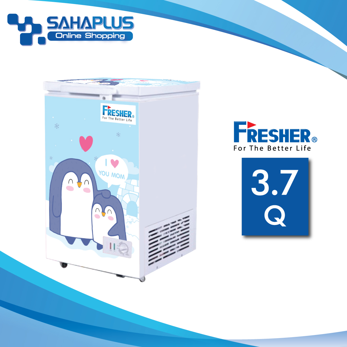 ตู้แช่นม ตู้แช่แข็ง FRESHER รุ่น FF-105X ขนาดความจุ 3.7Q ตู้แช่นม ตู้แช่แข็ง FRESHER รุ่น FF-105X ขนาดความจุ 3.7Q