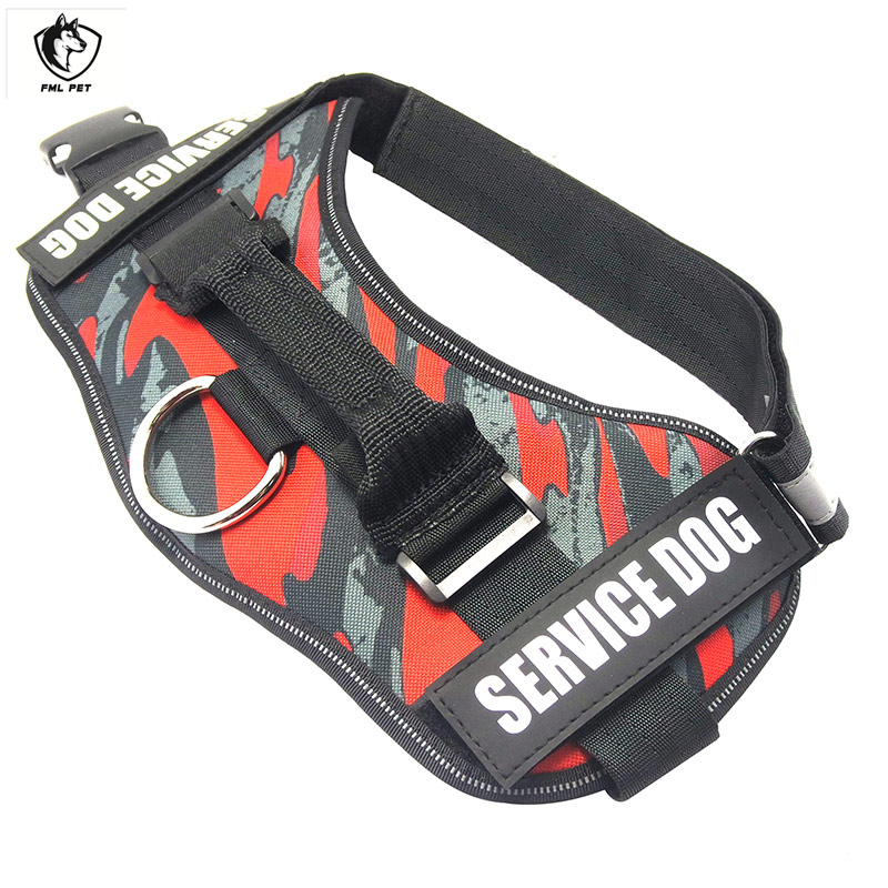 Dog Harness NO PULL Reflective Adjustable Personalized Pet Harness For Dog Vest Custom Id Tags