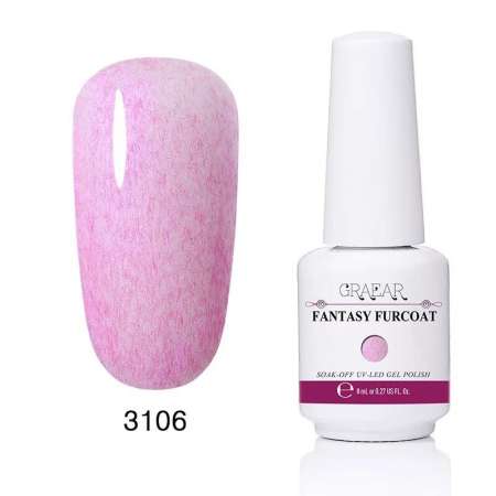 สีทาเล็บเจล GRAEAR  สีแฟนตาซีเฟอร์โค๊ด Fantasy Fur Coat Colors Series Nail Gel Polish   ขนาด 8 ml.