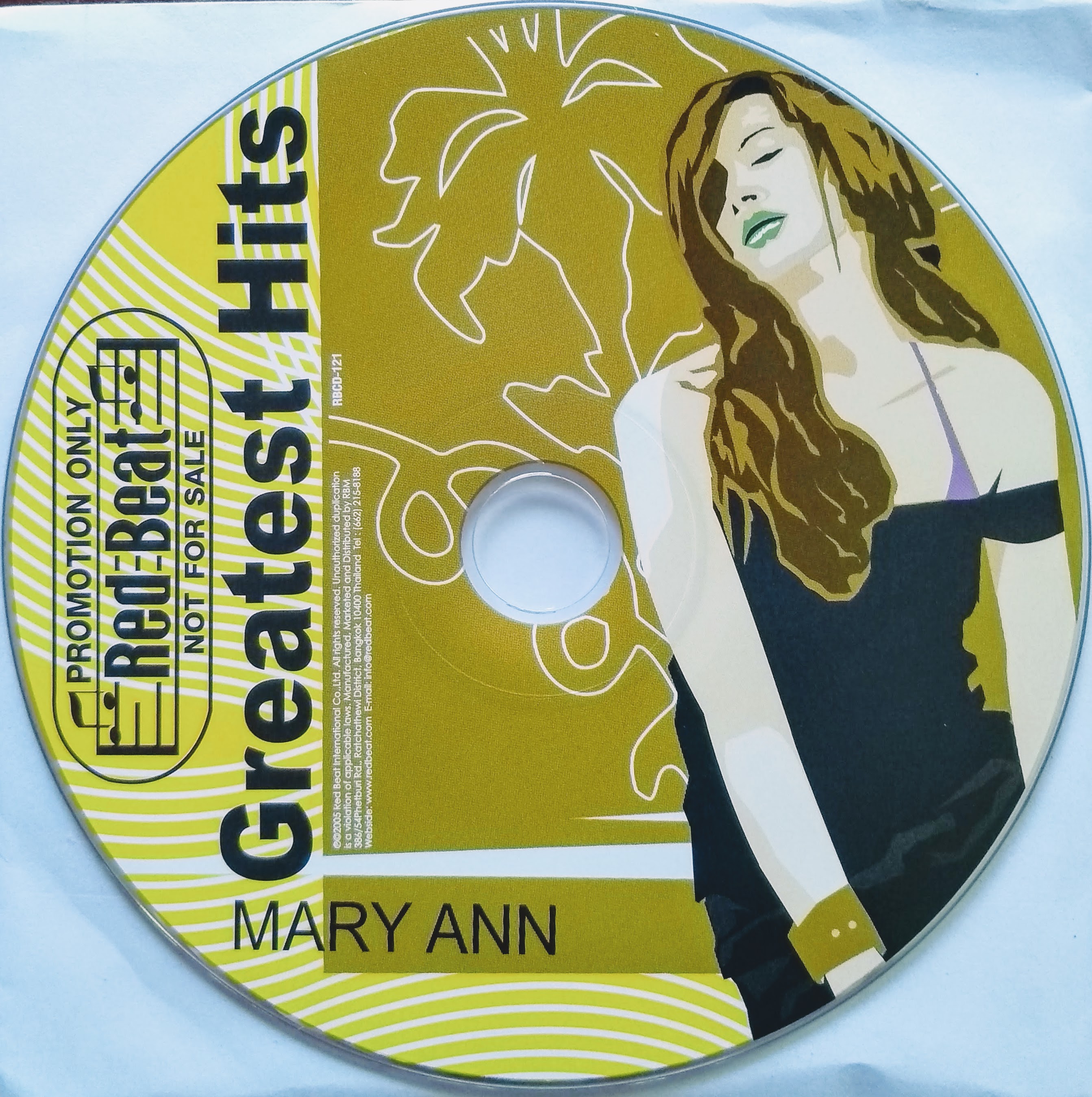 CD (Promotion) Mary Ann - The Greatest Hits (CD Only)