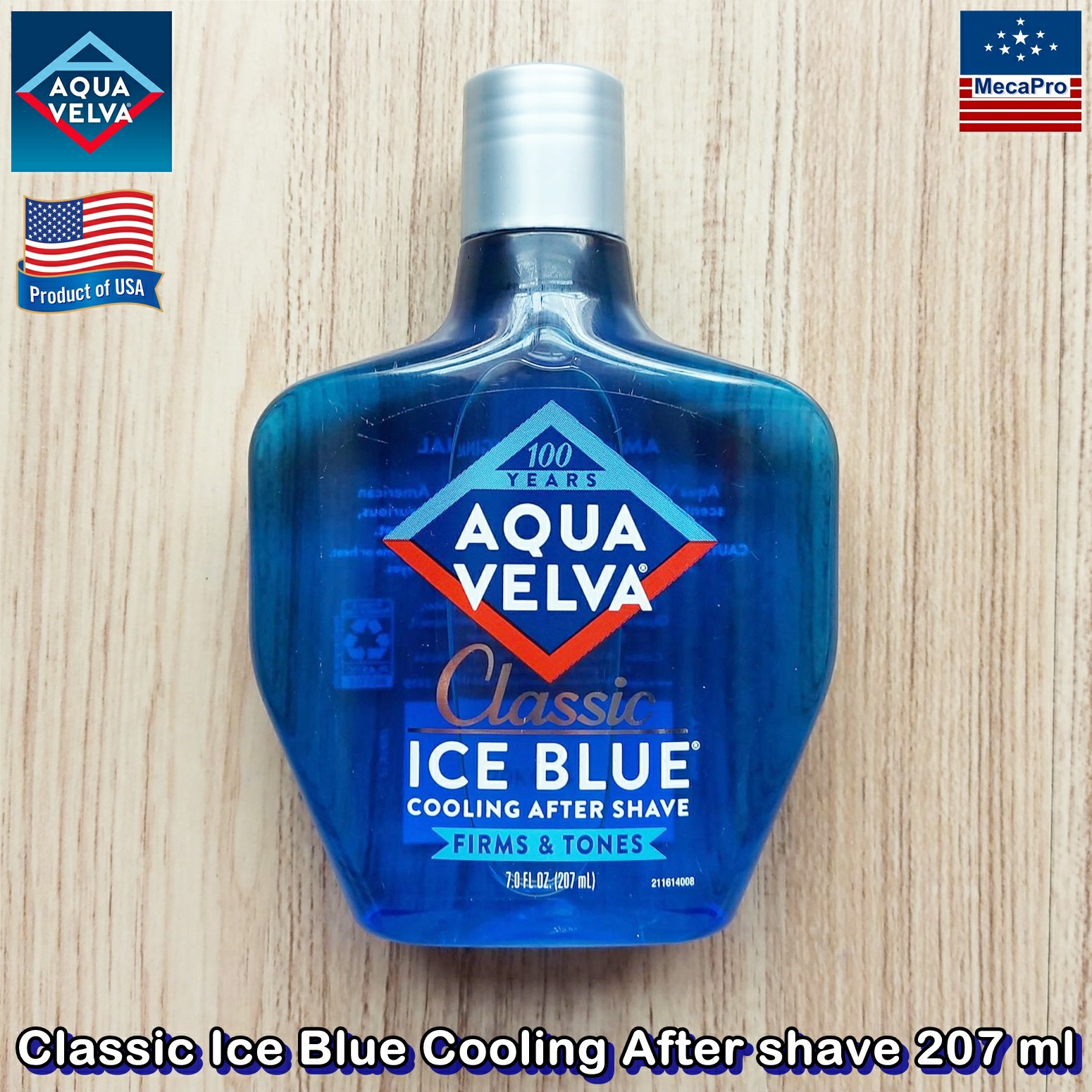 Aqua Velva® Classic Ice Blue Cooling After Shave 207 ml ผลิตภัณฑ์บำรุงผิวหน้า หลังโกนหนวด