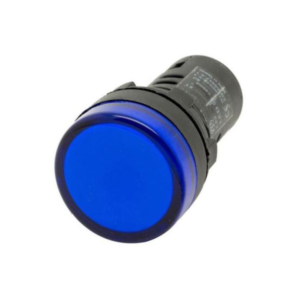 Pilot lamp สีฟ้า ขนาด 22 mm ไฟตู้คอนโทรล LED power led AD16-22D/S universal signal light