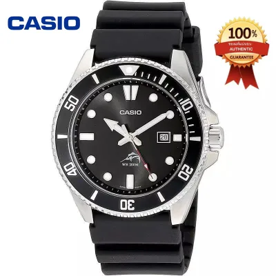 1.Casio นาฬิกาผู้ชายแฟชั่นDuro 200 รุ่นMDV106-1AV นาฬิกาคุณภาพระดับเคาน์เตอร์สายยางใช้งานสบายมาก หน้าปัด 44mm ความหนา12mm พร้อมกล่อง