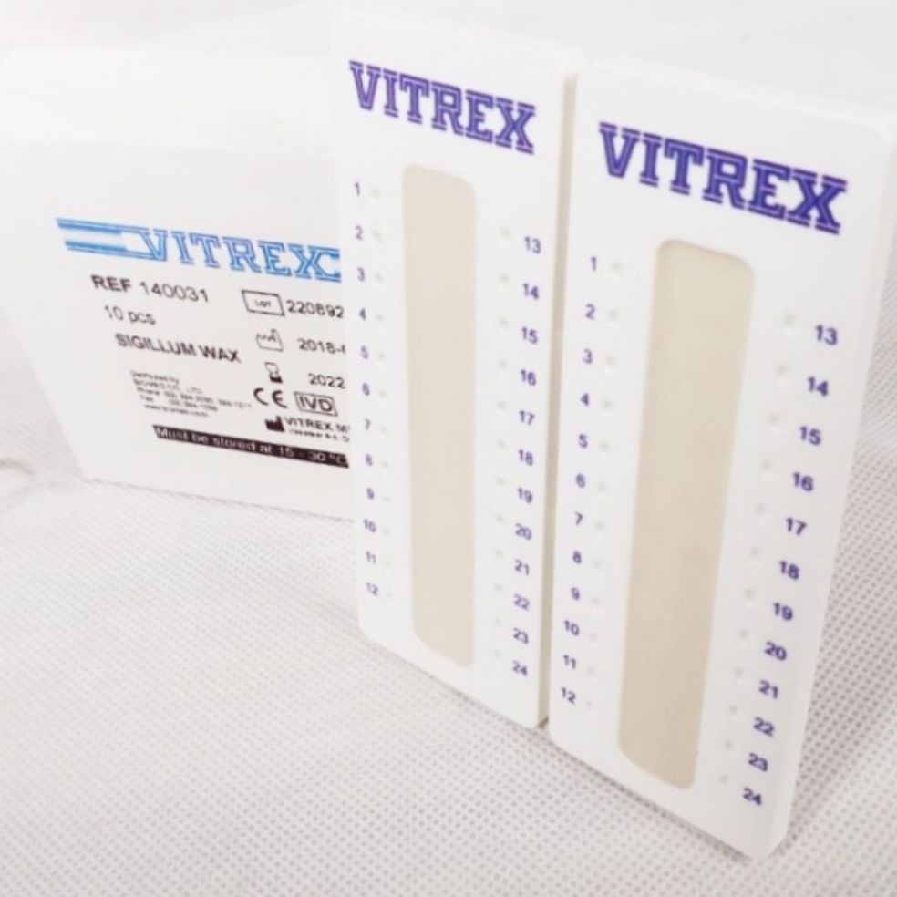 ขี้ผึ้งอุดหลอดเก็บเลือด บรรจุ 10 ชิ้น VITREX Sigillum Wax plates Lazada.co.th