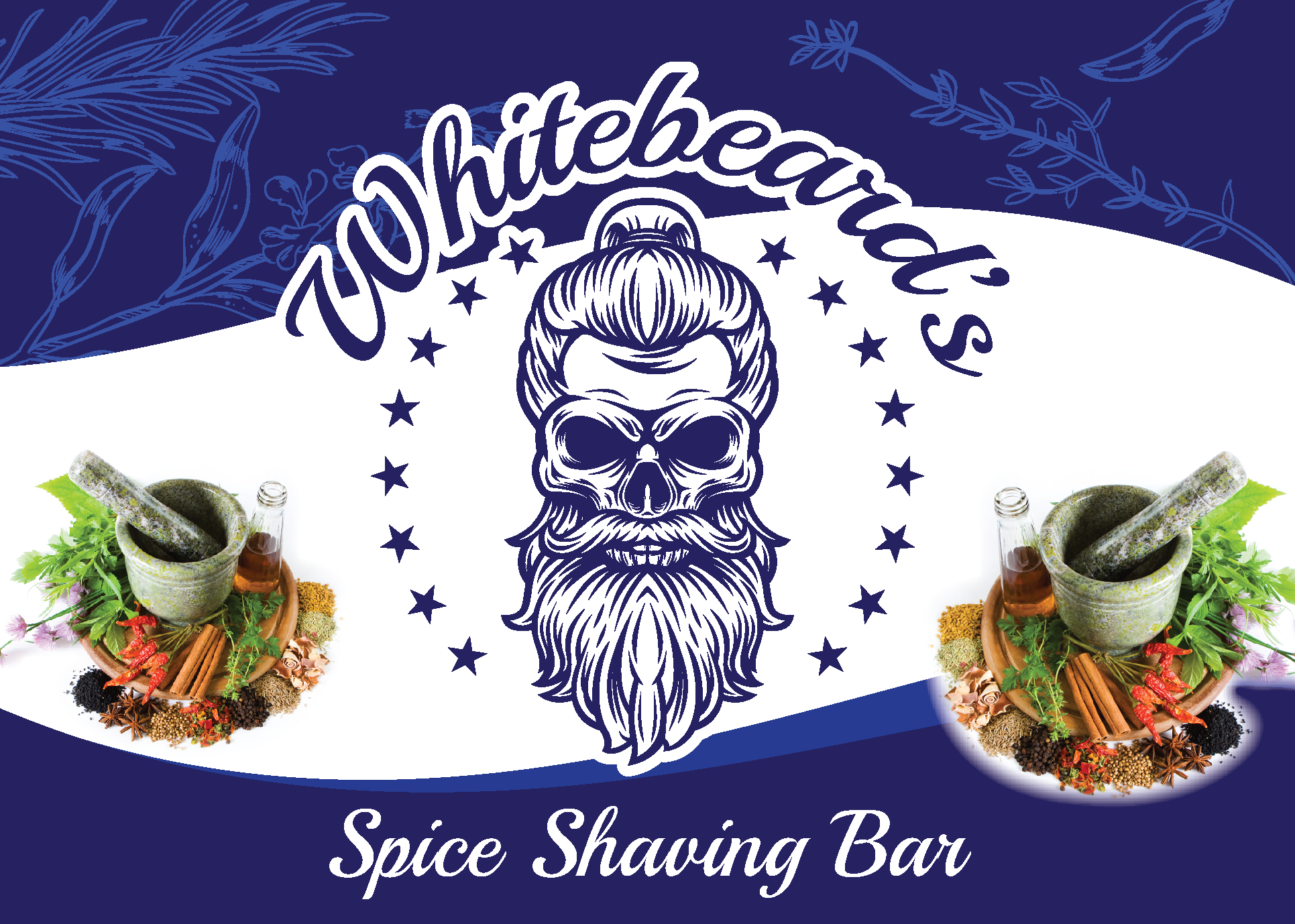 Mens New Spice Shaving Soap Bar by Whitebeard