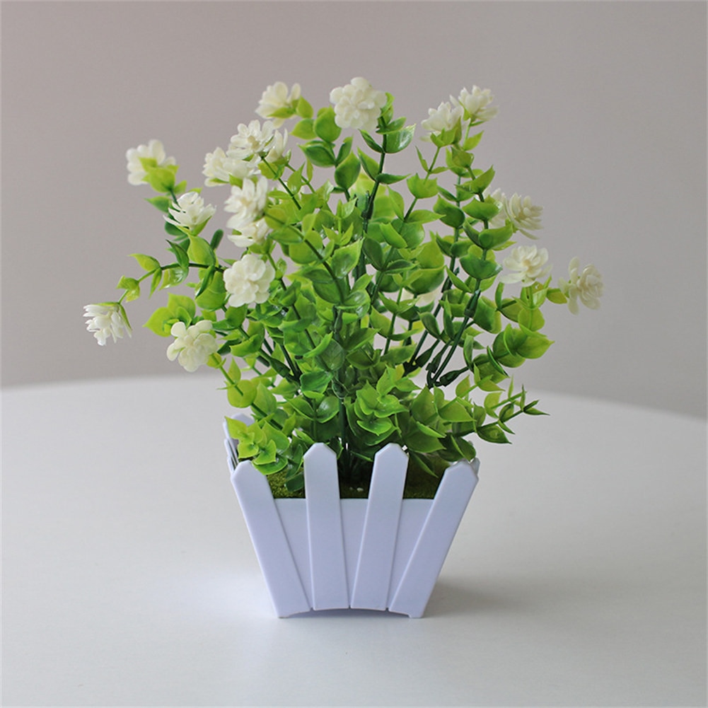 Small Artificial Flower Pot Decoration  Artificial Flowers Outdoor  Decoration - Artificial Flowers - Aliexpress