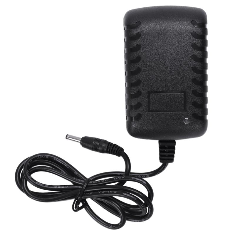 EU Plug AC 100240V to DC 5V 2A Adapter Converter Charger 3.5mm Black