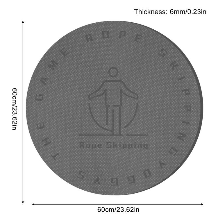 Jump Rope Mat Skipping Rope Mat Workout Mats for Home Gym Floor Shock Absorbing Fitness Pad Non