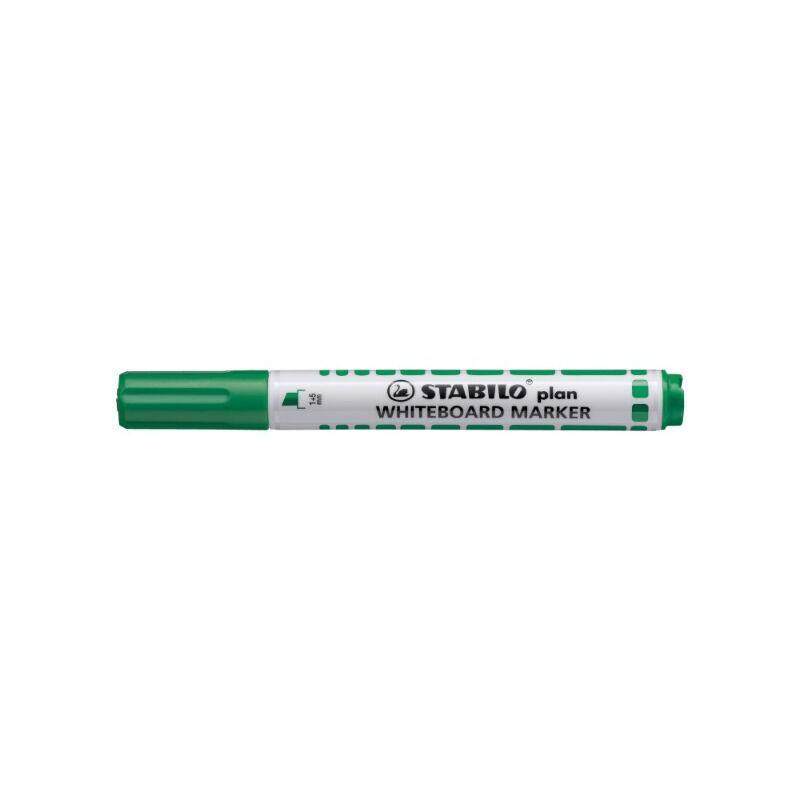 Electro48 STABILO ปากกาไวท์บอร์ดหัวตัด Plan สีเขียว 643/36