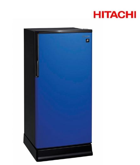 Hitachi ตู้เย็น 1 ประตู พร้อมชั้นวางกระจกแก้วนิรภัย รุ่น R-64W ขนาด 6.6คิว (หลากสี) ช่องน้ำแข็ง I-DEFROST ลดนํ้าแข็งเกาะ