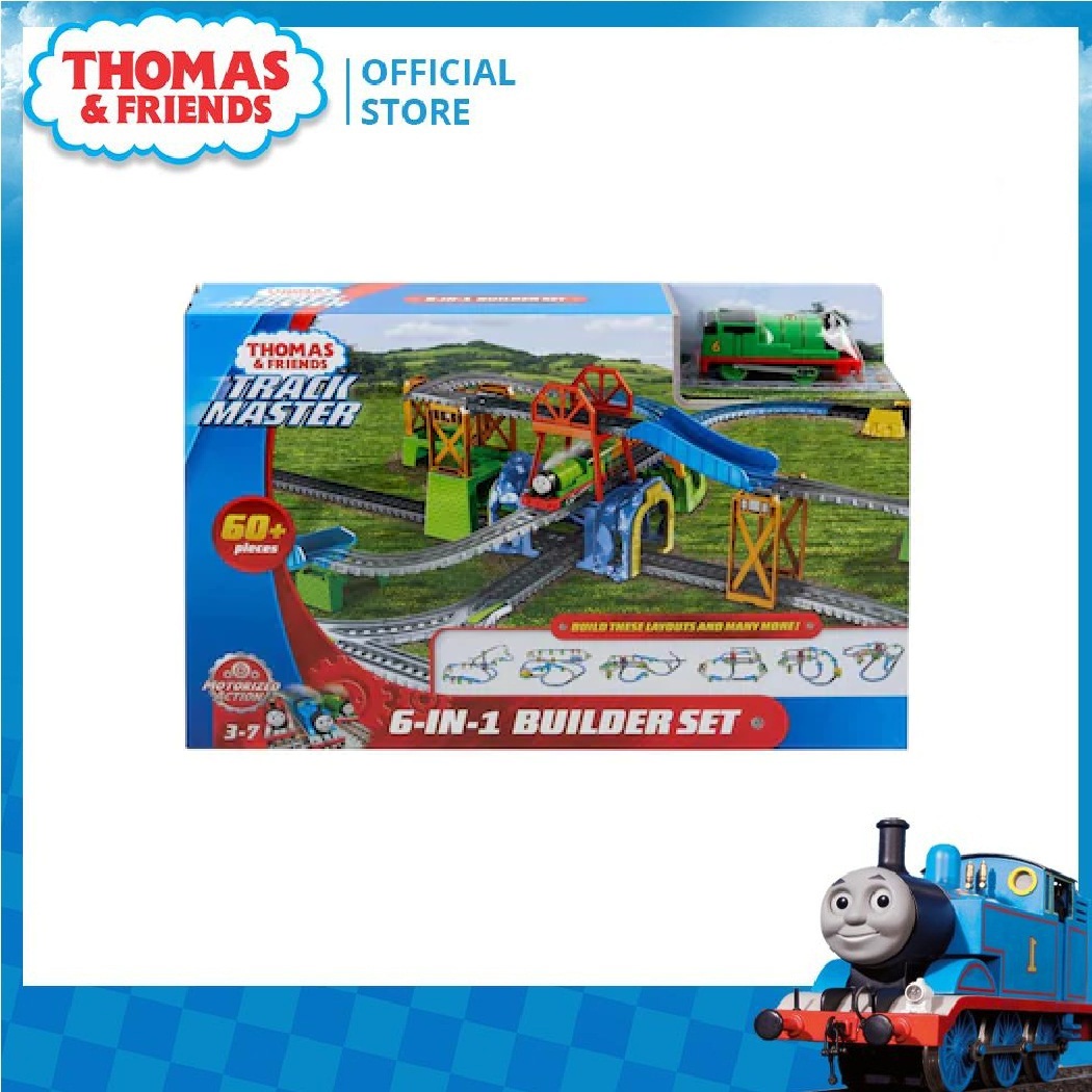 Thomas & Friends TrackMaster Percy 6-in-1 Set  รางรถไฟ ของเล่น เพอร์ซี่ ต่อได้ถึง 6 แบบ ใน 1 เซท GBN45
