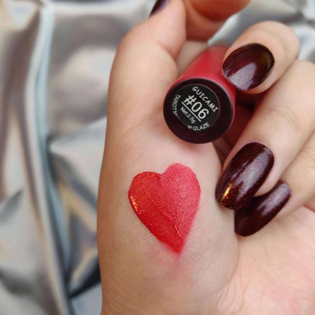 (สินค้าหลุด QC หัวแปรงทาหลุด) Guicami ลิปสติกเกาหลี💋 ลิปสติกเนื้อแมท ...