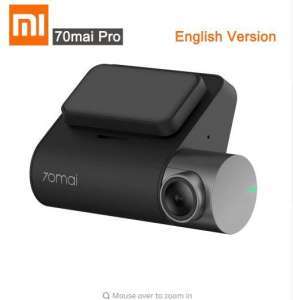 Xiaomi 70Mai Dash CAM Pro 1944 จุดรถกล้อง DVR WiFi ภาษาอังกฤษ Voice Control  Monitor 140 FOV มองเห็นได้ในเวลากลางคืน Dash Camera