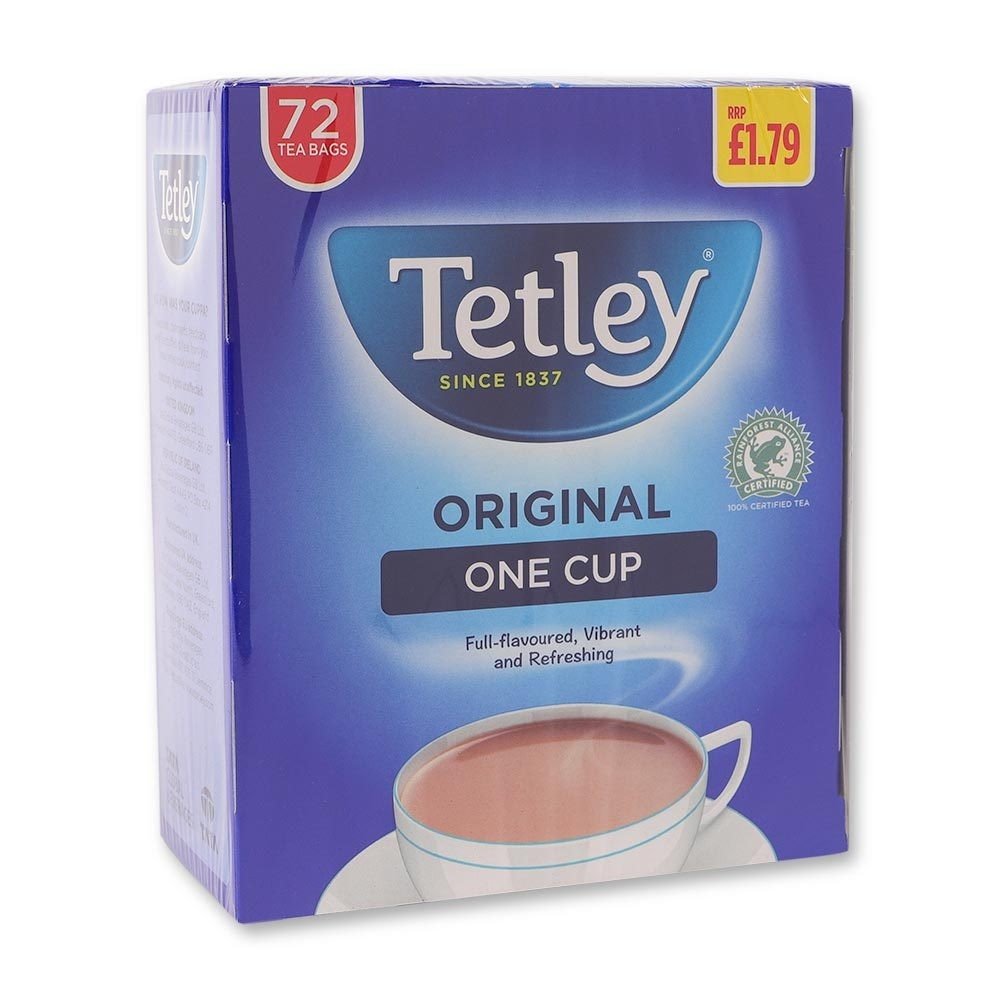 Tetley Original One Cup (72 Tea Bags) - เท็ตลี่ย์ ออริจินอล วัน คัพ (ชา ...