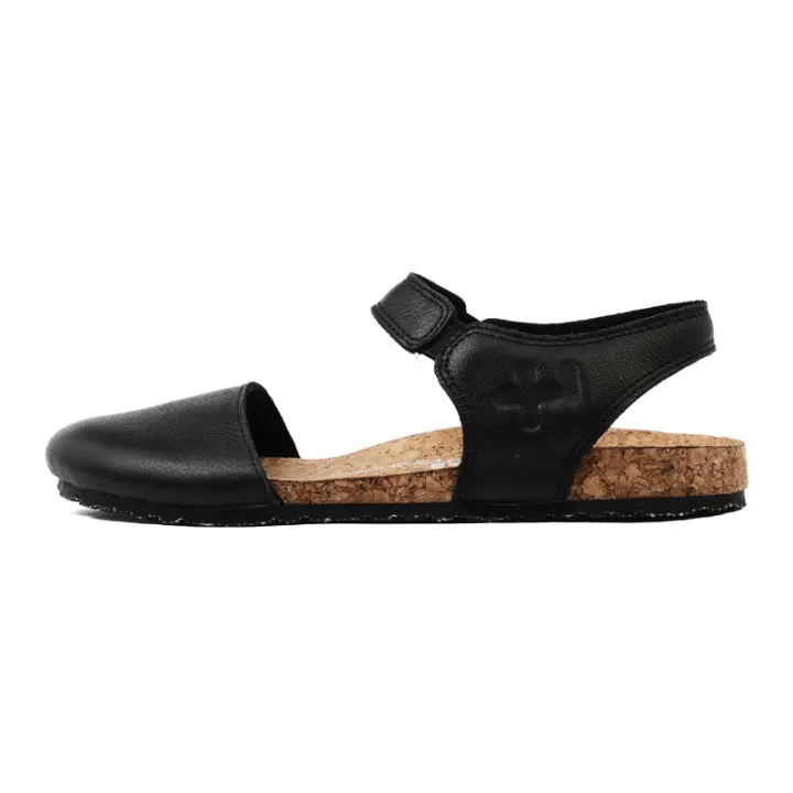 flat sandals with heel covered