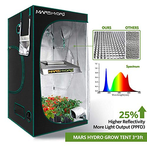 Visit the MARS HYDRO Store MARS HYDRO TS 1000W Led Grow Light 3x3ft ...