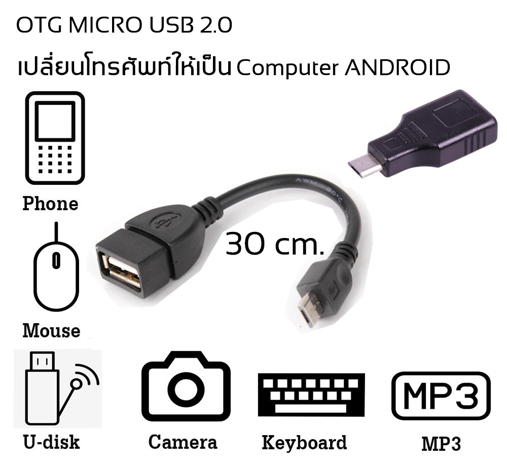 OTG Micro USB เปลี่ยน smartphone ให้เป็นคอมพิวเตอร์ Android