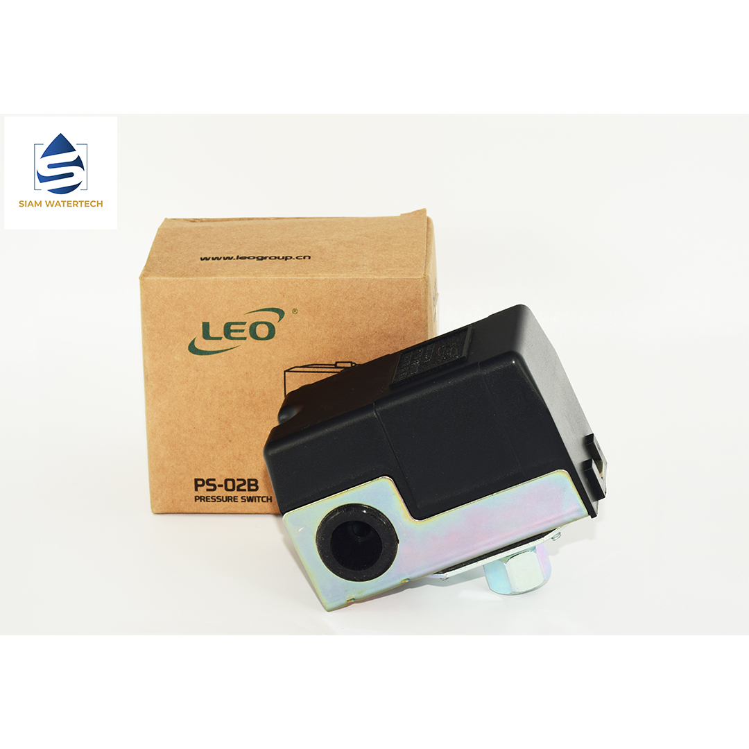 LEO pressure switch รุ่น PS02B สวิตต์ควบคุมแรงดัน Siamwatertech