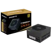 ภาพขนาดย่อของภาพหน้าปกสินค้าGIGABYTE 1000W P1000GM 80 PLUS Gold PSU Power S (Full Modular ถอดสายได้) (อุปกรณ์จ่ายไฟ) พาวเวอร์ซัพพาย ( เทียบเท่า MWE 1050 RM1000X GF1 1000W ) / 1000W 1050W 1200W 1550W จากร้าน Spartan Computer บน Lazada ภาพที่ 6