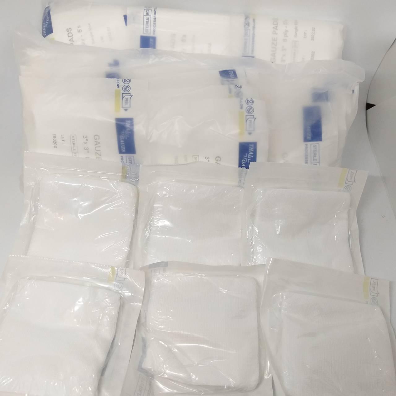 Gauze Sterile 3×3 นิ้ว ซองละ 5 แผ่น