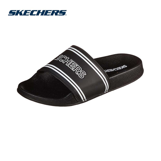 Skechers สเก็ตเชอร์ส รองเท้าแตะ ผู้หญิง Cali Side Lines 2 Sandals Shoes - 8730036-BKW