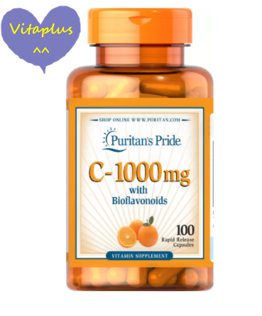Puritan's Pride Vitamin C - 1000  mg with Bioflavonoids 100 Capsules