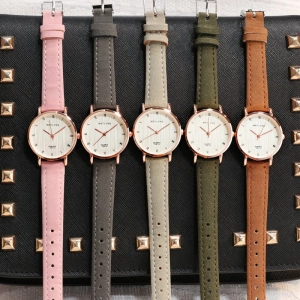 ภาพหน้าปกสินค้าMSTIANQ ใหม่ผู้หญิงนาฬิกาแฟชั่น Casual นาฬิกาควอตซ์ erkek kol saati หนังสายนาฬิกาผู้หญิงนาฬิกา TA ซึ่งคุณอาจชอบราคาและรีวิวของสินค้านี้