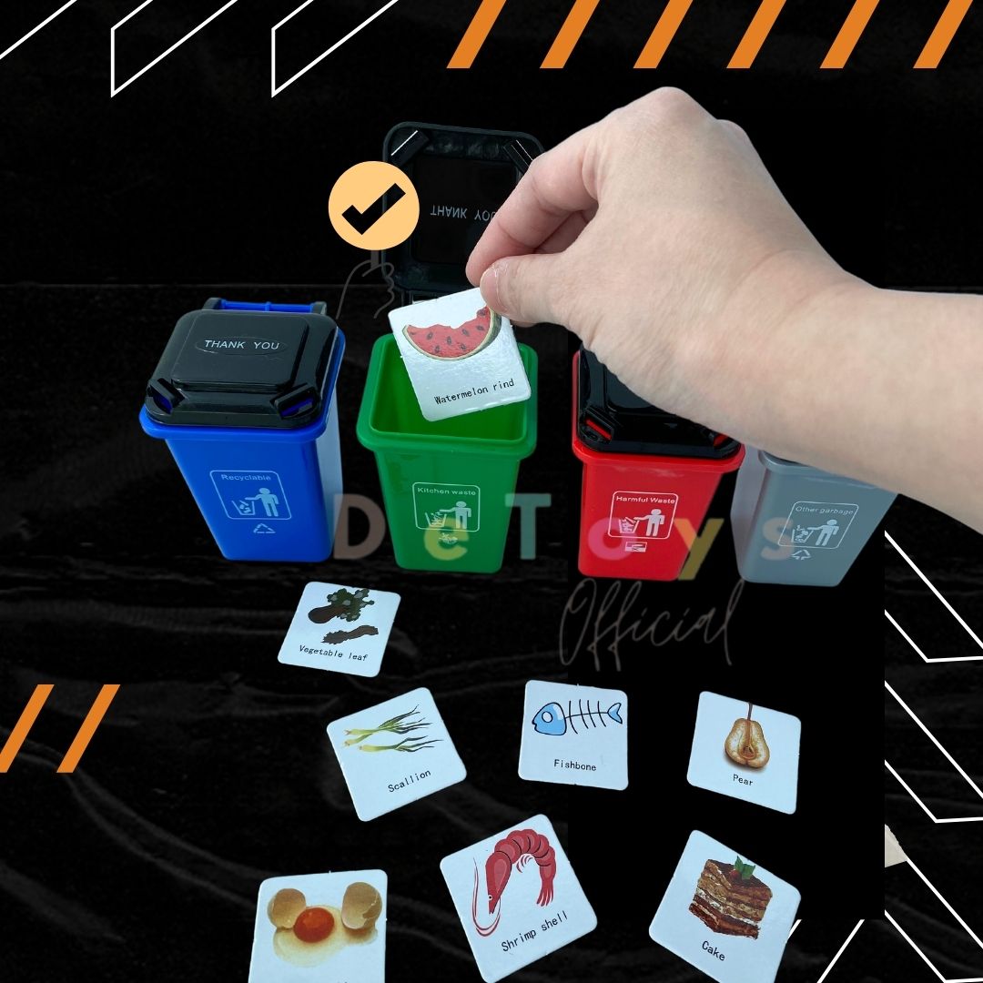 ของเล่นเด็กเกมส์แยกขยะ เกมส์ฝึกทักษะเด็ก แยกชนิดขยะ Garbage ...
