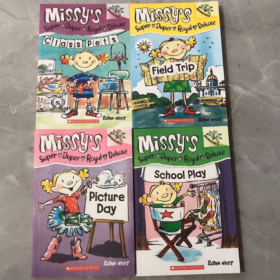 Missy’s super duper royal deluxe 4 books by Scholastic English book for kids