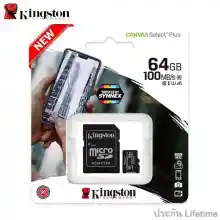 ภาพขนาดย่อของภาพหน้าปกสินค้าKingston Canvas Select Plus MicroSD Card 64GB Class10 ของแท้ประกันศุนย์ จากร้าน eye store 1609742830 บน Lazada ภาพที่ 2
